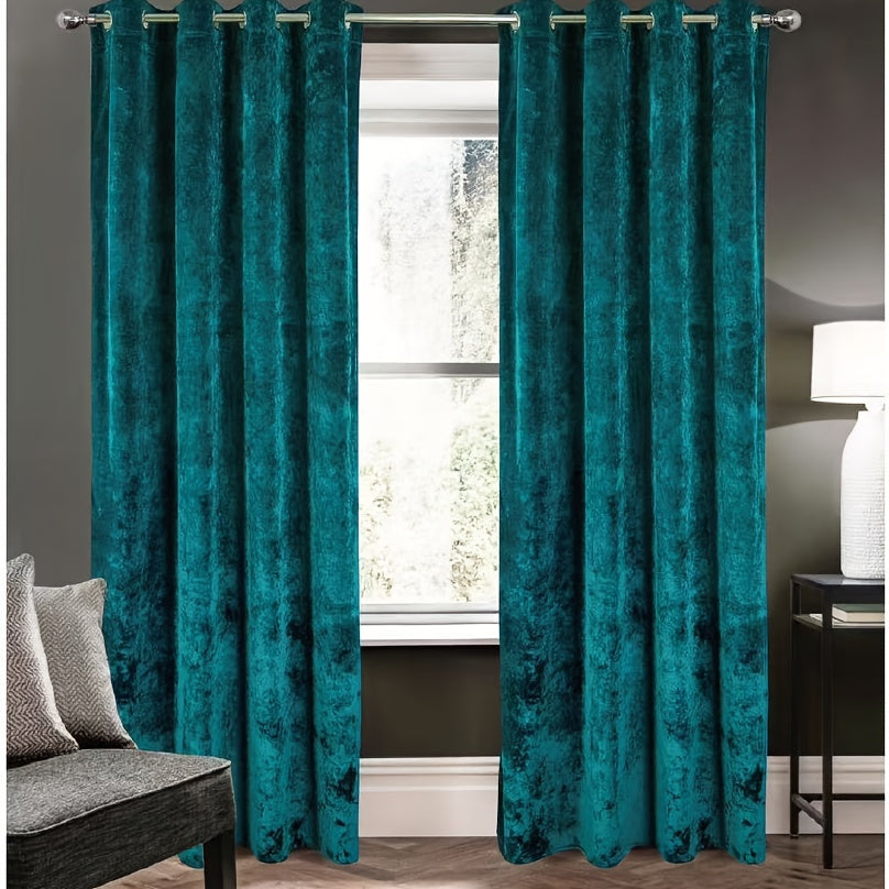 Rideau occultant en velours épais 140x260 cm pour chambre