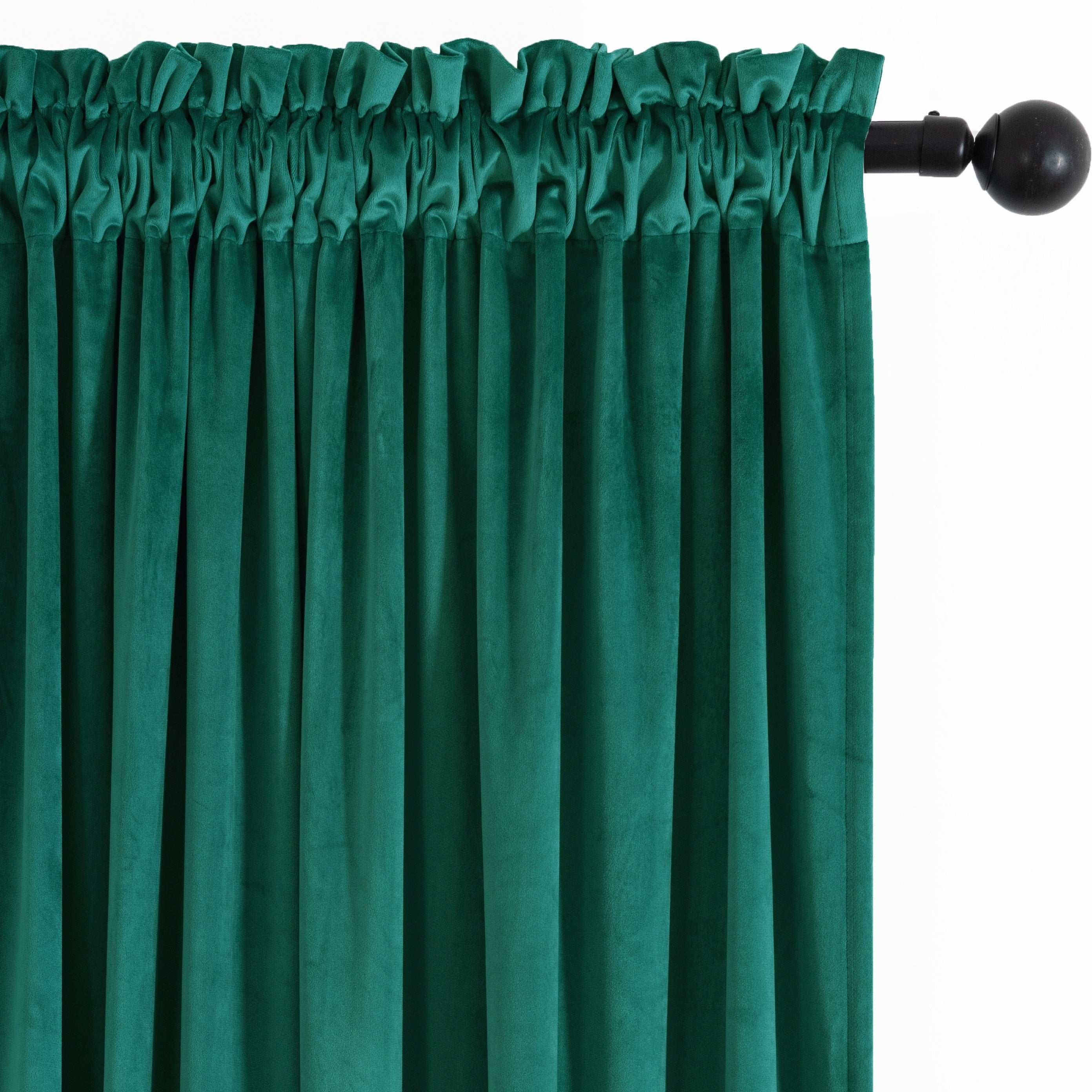 Rideau velours thermique et tamisant en polyester pour chambre et salon