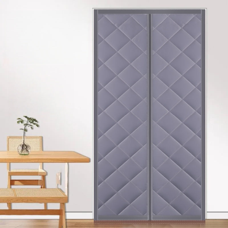 Rideau thermique magnétique isolant hiver sans perçage pour porte et chambre