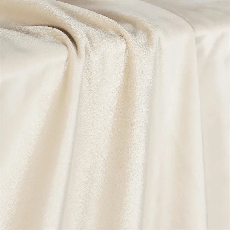Rideau velours bleu tamisant et thermique pour salon et chambre