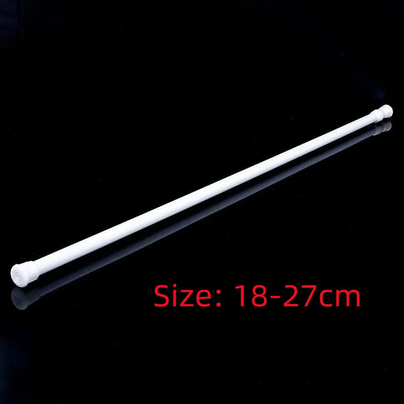 Tringle extensible à pression sans perçage en métal réglable pour rideau et placard