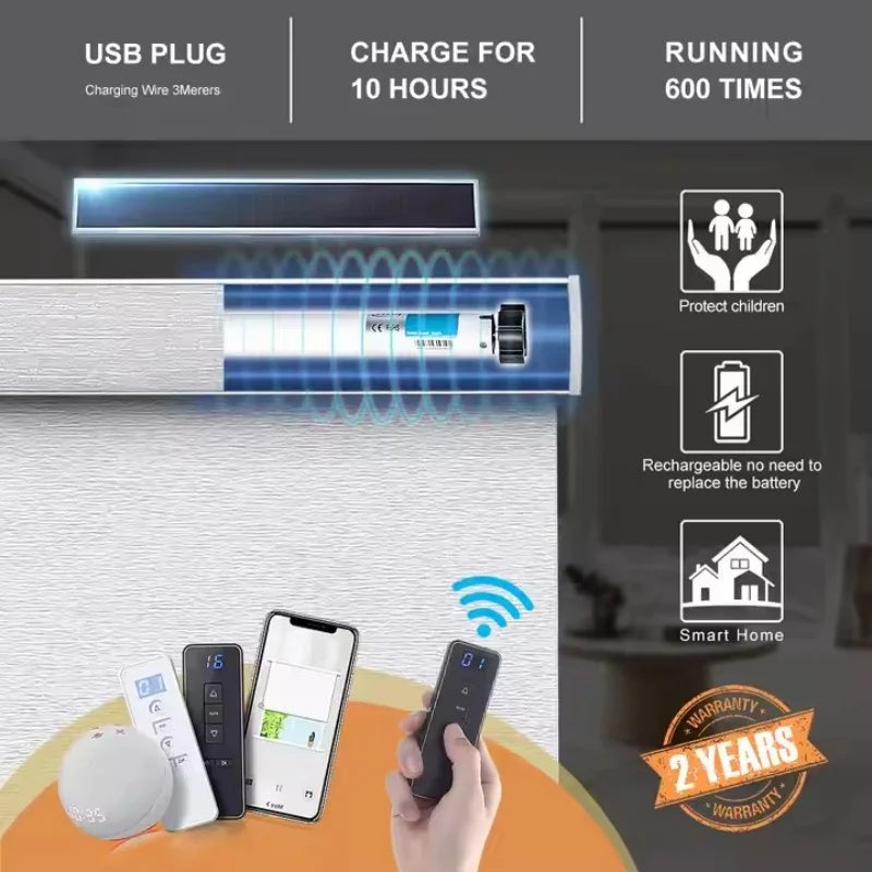 Store motorisé personnalisable | 100% étanche | Compatible Google et Alexa | Contrôle intelligent