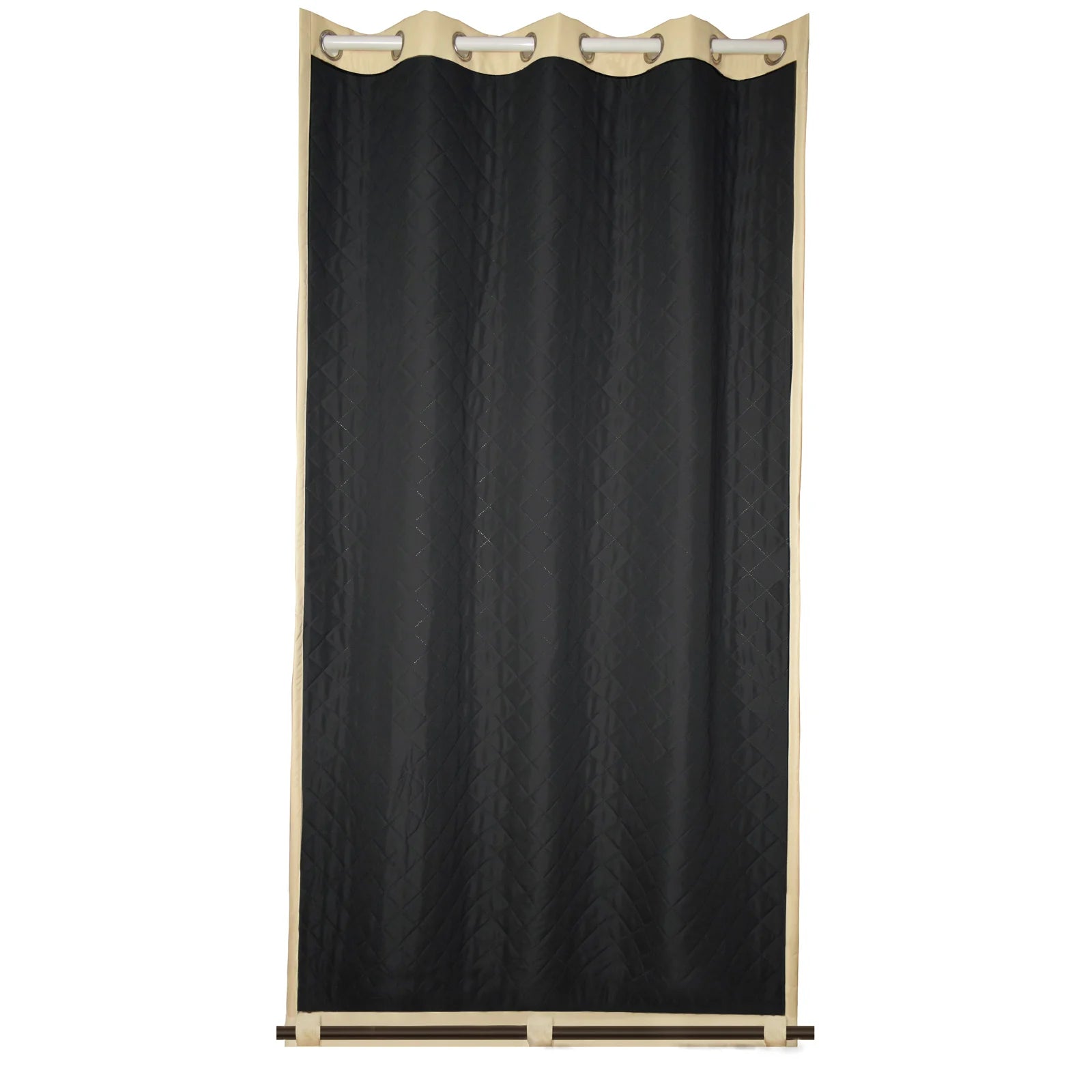 Rideau extérieur occultant thermique matelassé imperméable pour pergola