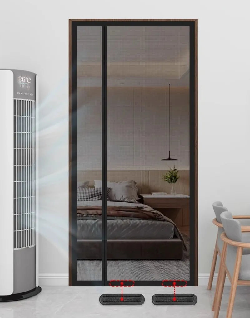 Store magnétique anti-moustiques, hauteur 200 à 239 cm
