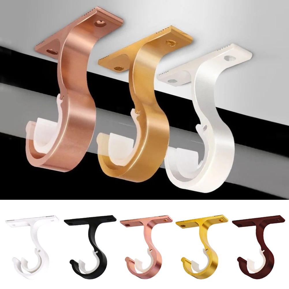 Support de tringle à rideaux en aluminium