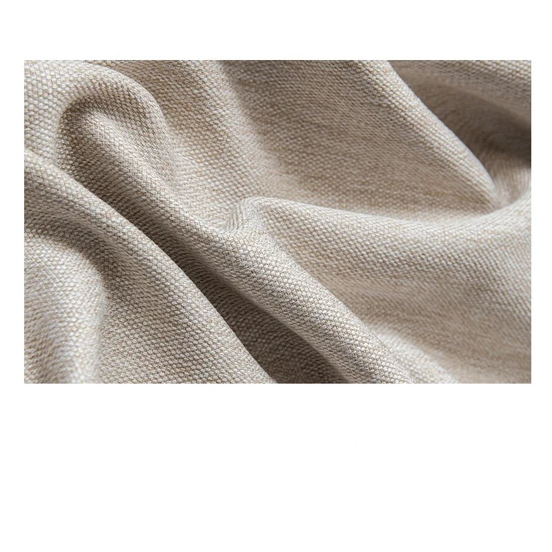 Rideau moderne occultant phonique épais, beige