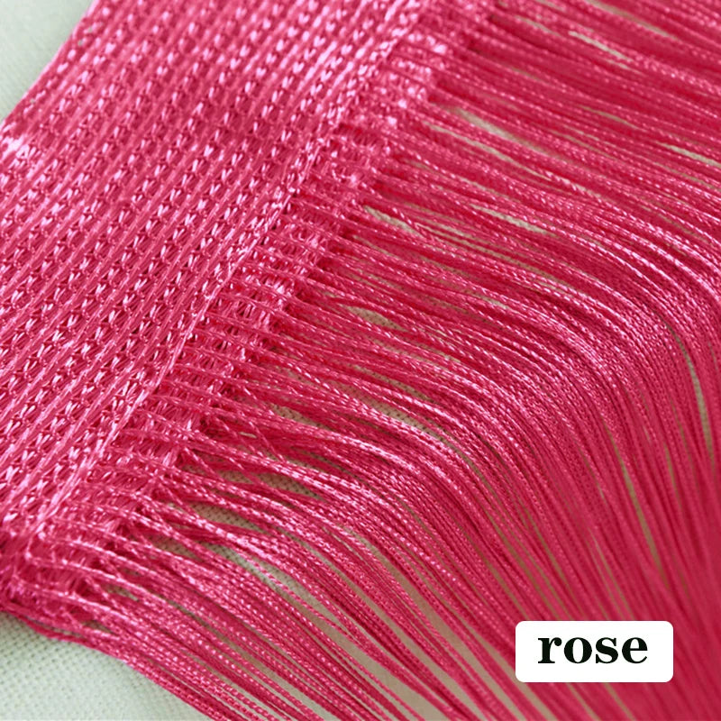 Rideau fils 100x200 cm en polyester