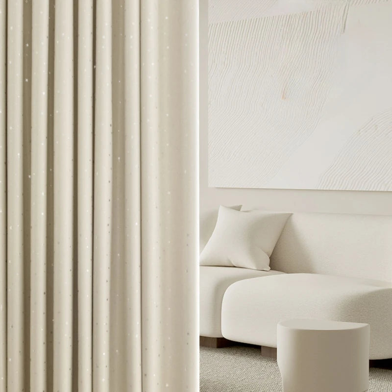 Rideau occultant enfant motif étoiles moderne pour chambre (1 panneau)
