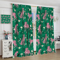 Rideaux léopard jungle occultants à motifs (lot de 2), largeur moins de 100 cm
