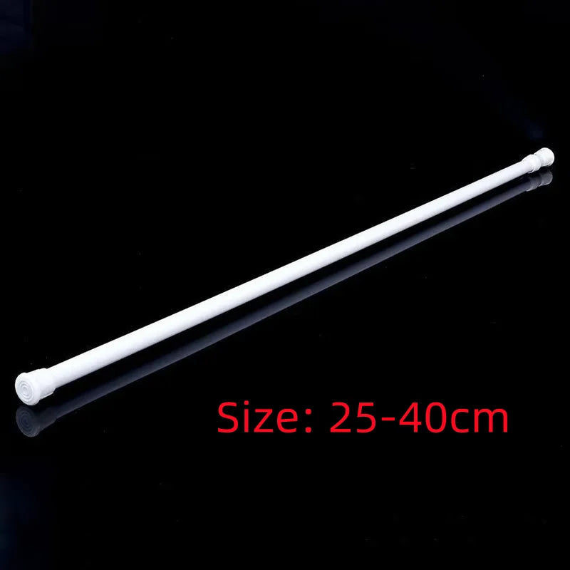 Tringle extensible à pression sans perçage en métal réglable pour rideau et placard