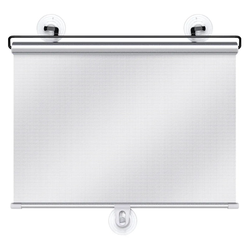 Store enrouleur à ventouse rétractable pour fenêtre – Protection solaire, installation facile