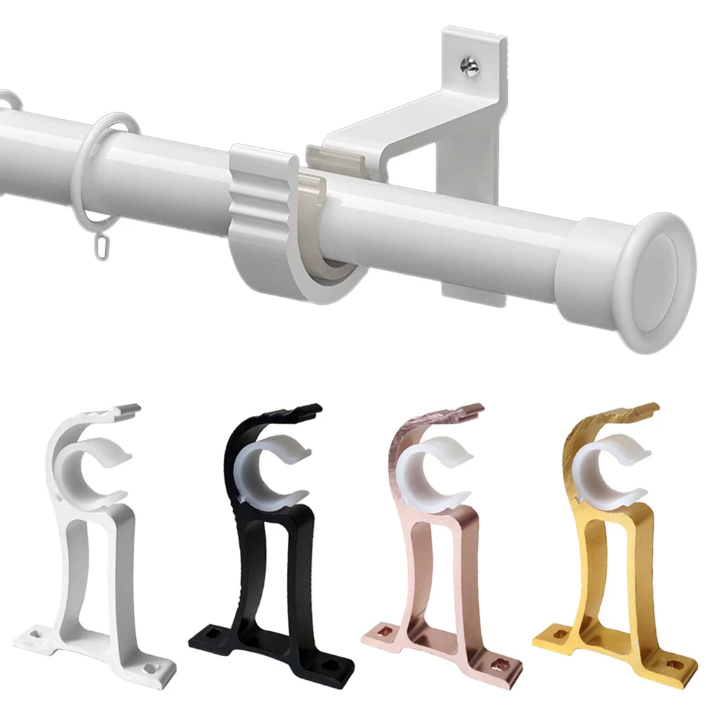 Support de tringle à rideaux en aluminium