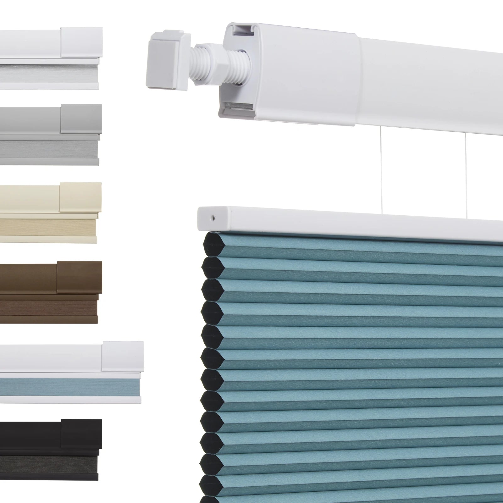 Stores cellulaires sans perçage – Isolation thermique et réduction du bruit, système sans cordon