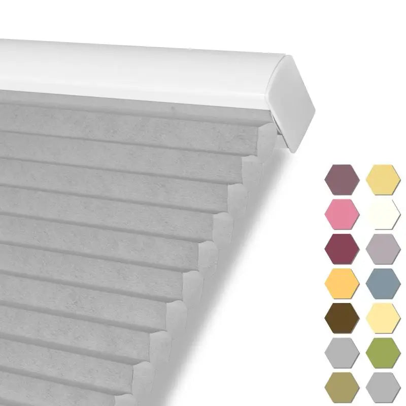 Store cellulaire alvéolaire occultant thermique sans cordon sur mesure pour fenêtre