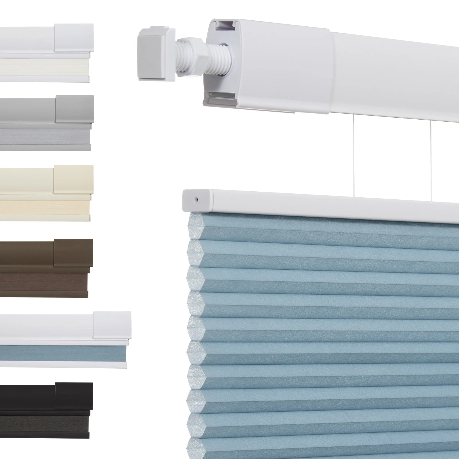 Stores cellulaires sans perçage – Isolation thermique et réduction du bruit, système sans cordon