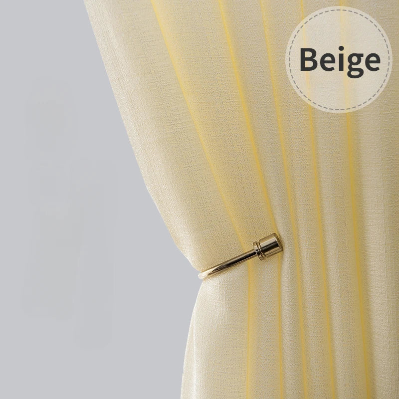 Rideau voilage tamisant uni moderne pour baie vitrée et porte-fenêtre ( 1 pièce )