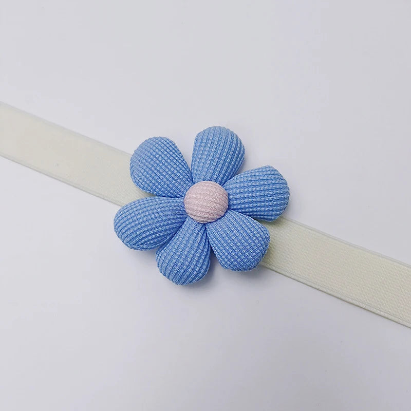 Embrasse de rideau fleur en relief avec bande élastique