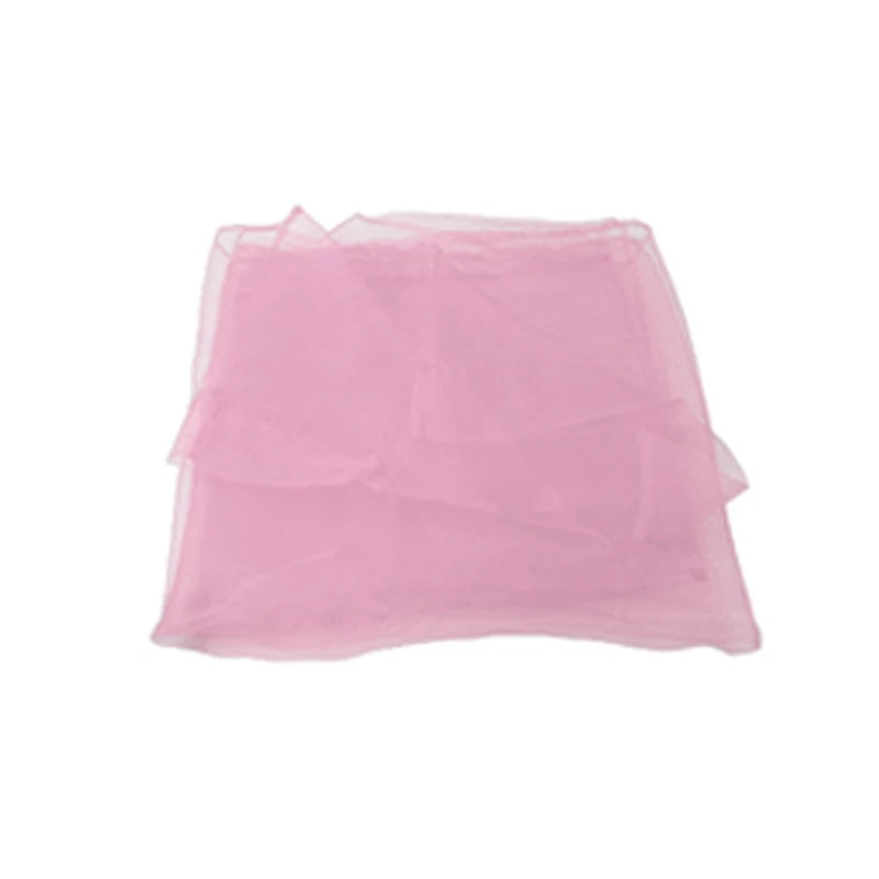 Rideau voilage transparent uni en polyester léger pour porte-fenêtre (100x200cm)