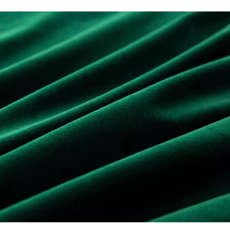 Rideau velours bleu tamisant et thermique pour salon et chambre