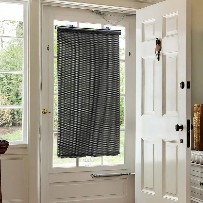 Store enrouleur occultant à ventouses sans perçage pour fenêtre cuisine chambre