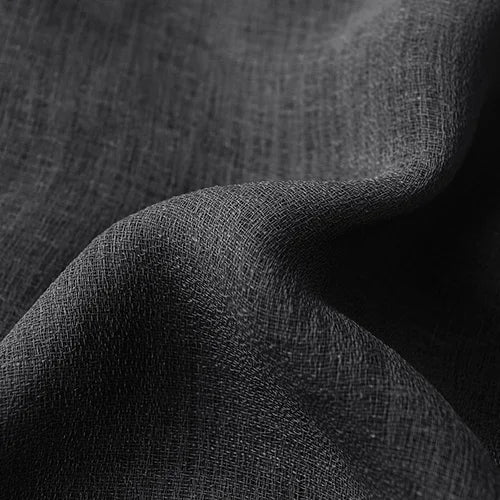 Rideau voilage en polyester effet lin tamisant pour salon et chambre