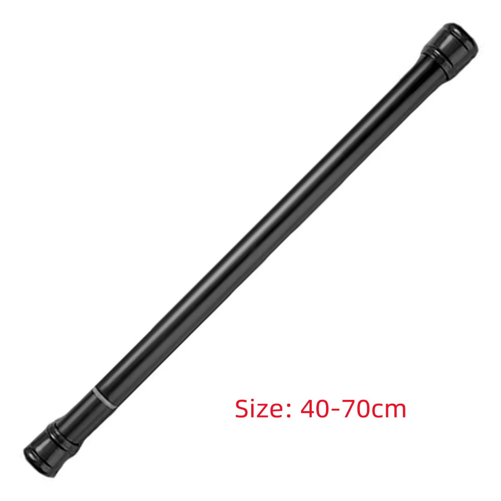 Tringle extensible à pression sans perçage en métal réglable pour rideau et placard