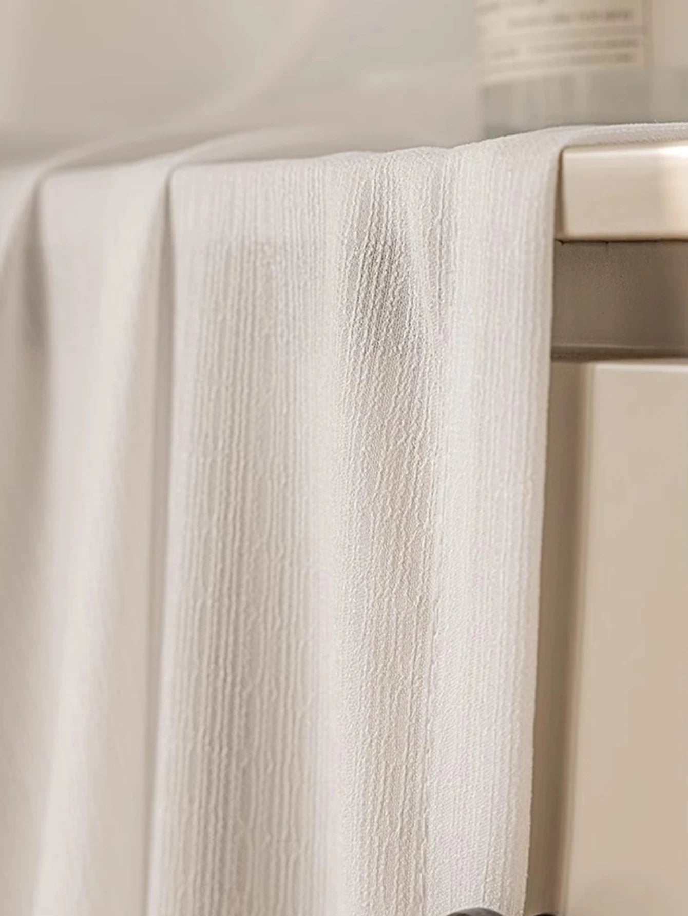 Rideau en voile blanc – Tulle translucide style japonais pour salon, balcon et fenêtre