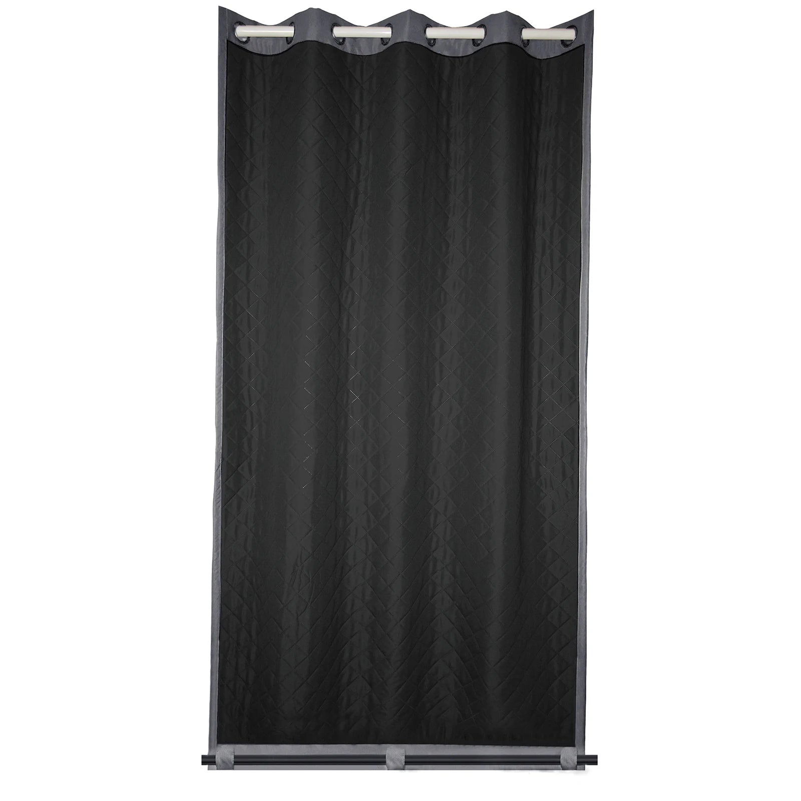 Rideau extérieur occultant thermique matelassé imperméable pour pergola