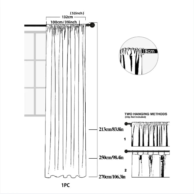 Voilage brodé fleurs style pastoral blanc pour porte-fenêtre léger et transparent