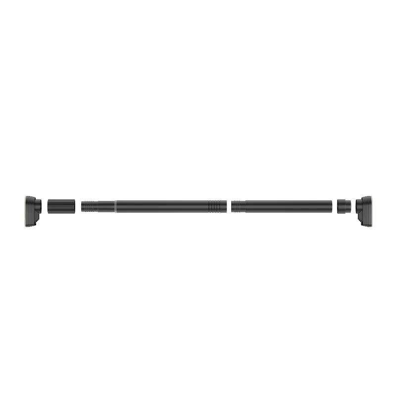 Tringle télescopique sans perçage en acier inoxydable extensible pour rideau et douche