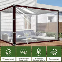 Bâche transparente étanche PE pour jardin
