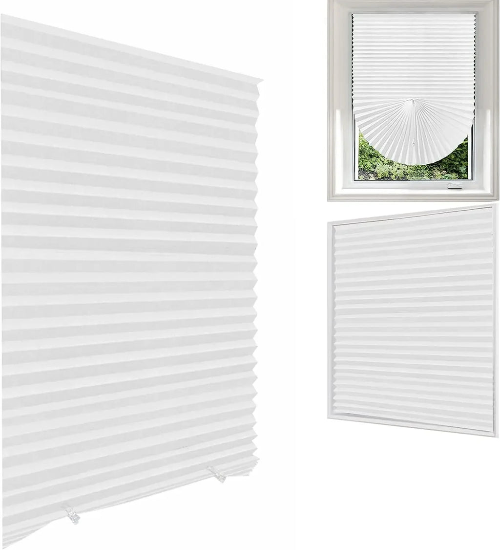 Stores plissés non-tissés, blanc
