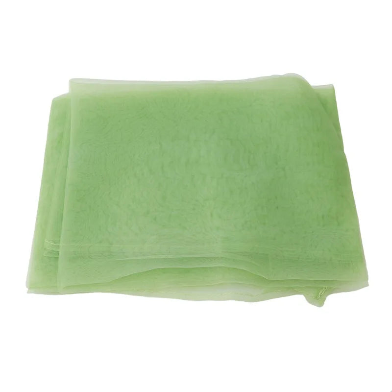 Rideau voilage transparent uni en polyester léger pour porte-fenêtre (100x200cm)