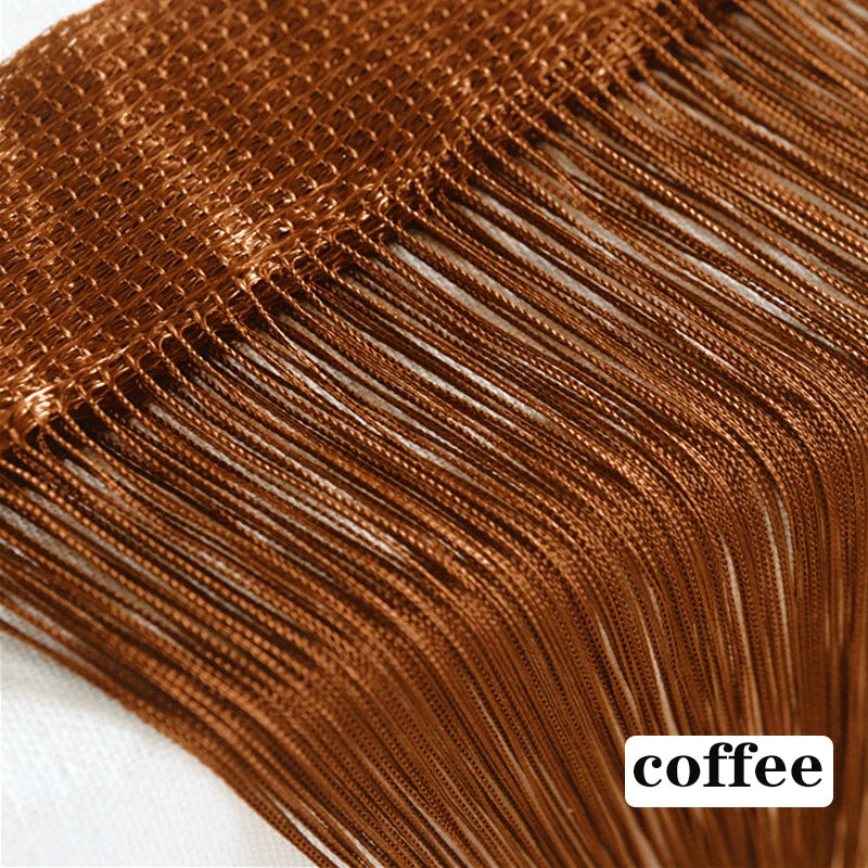 Rideau fils 100x200 cm en polyester
