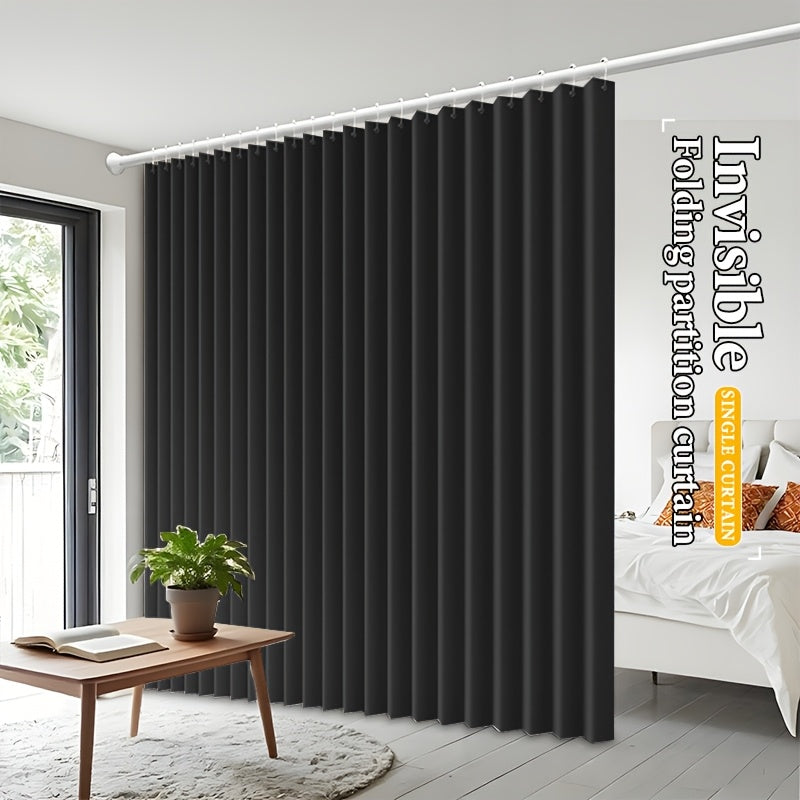 Rideau occultant de séparation pliable en polyester pour dressing et c, largeur 100 à 139 cm