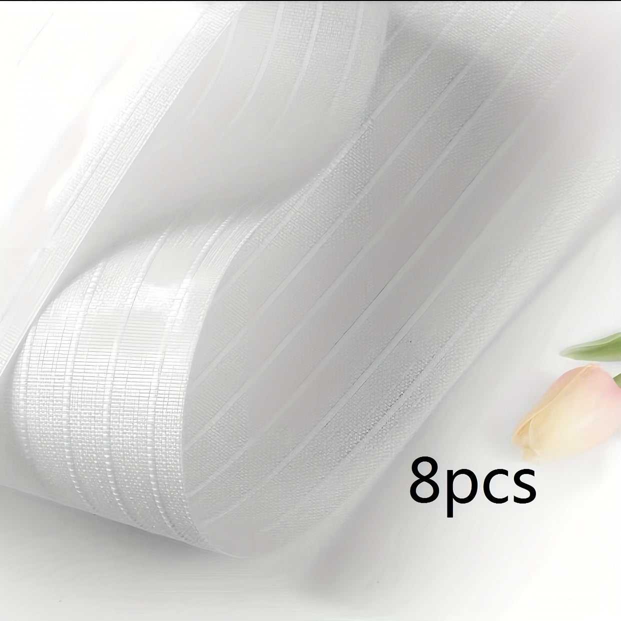 Lames verticales occultantes en polyester pour baie vitrée – 8 pièces