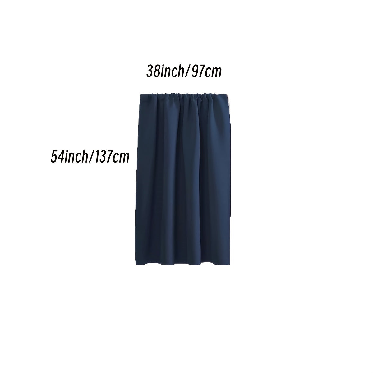 Rideau occultant thermique en polyester avec passage tringle, idéal salon et chambre