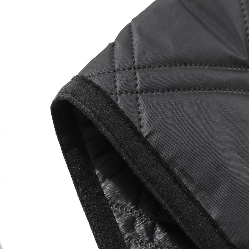 Rideau thermique occultant noir matelassé isolation hiver sans perçage